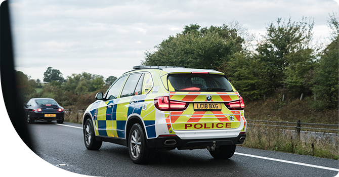 Police cars